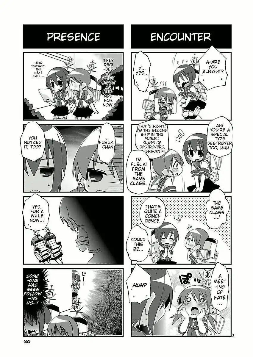 Kantai Collection - Kankore - 4-koma Comic - Fubuki, Ganbarimasu! Chapter 1 3